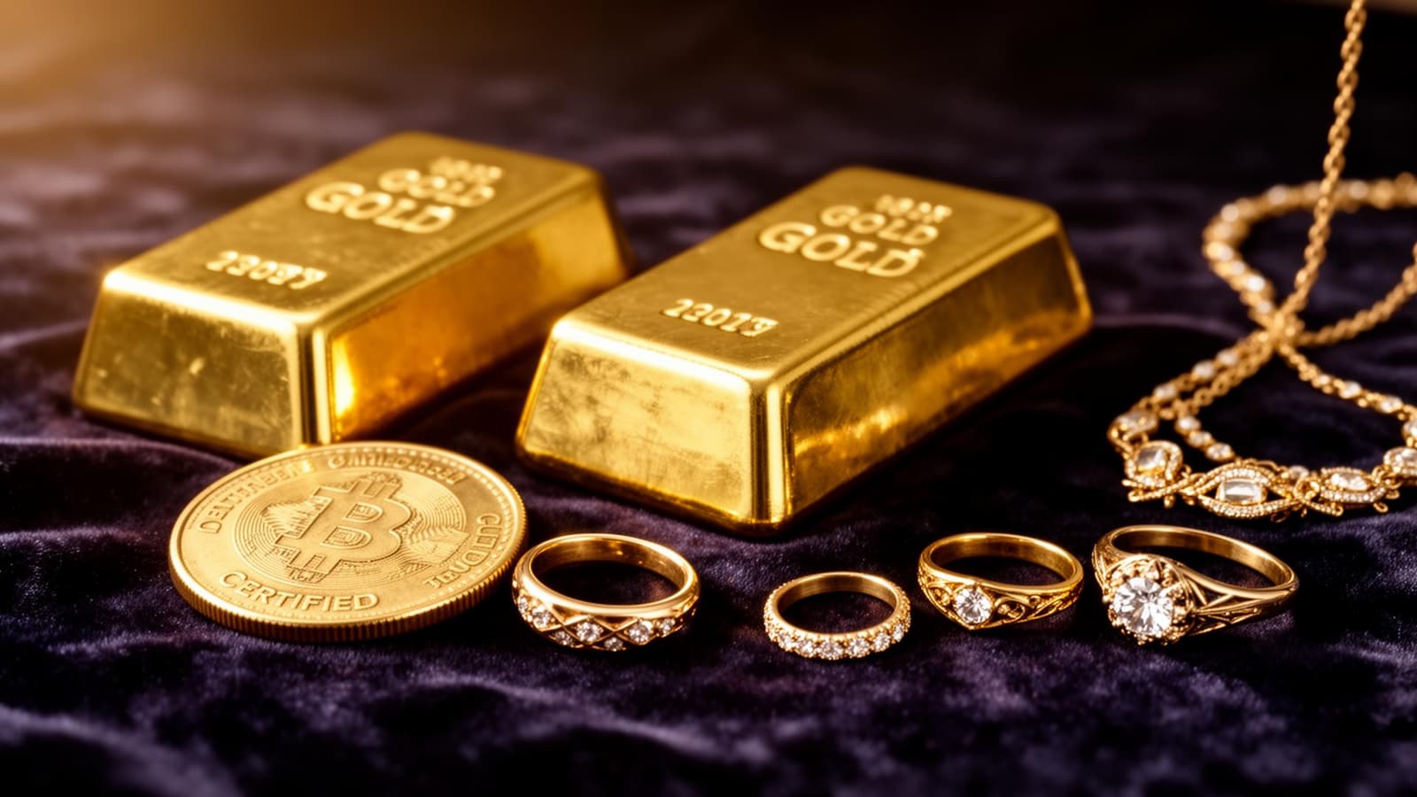 Investiční zlato vs. zlaté šperky: Proč prstýnky po babičce nejsou investice